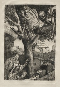 Death in the Pear Tree by Alphonse Legros