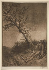 Death of the Vagabond by Alphonse Legros