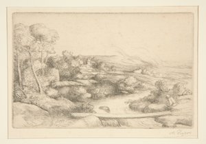 Footbridge by Alphonse Legros