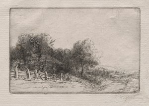 Landscape (A Landscape) by Alphonse Legros