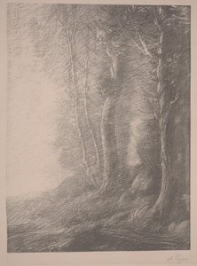 Landscape by Alphonse Legros