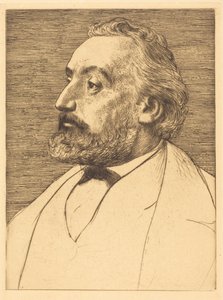 Leon Gambetta, 2nd plate by Alphonse Legros