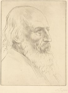 Lord A. Tennyson, 3rd Plate by Alphonse Legros