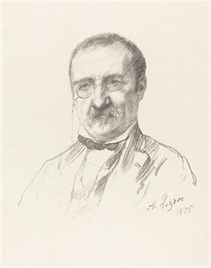 M. Champfleury by Alphonse Legros