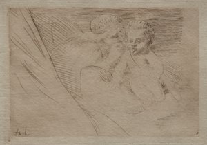 Mab and Cupid by Alphonse Legros