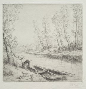 Morning on the River by Alphonse Legros