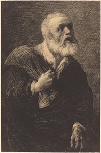 Night Crier by Alphonse Legros