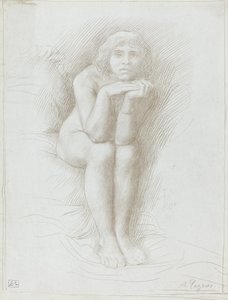 Nude Model Seated