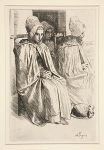 Peasant Women in the Neighborhood of Boulogne by Alphonse Legros