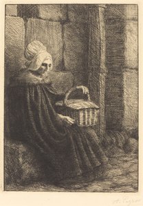 Peasant Woman of Boulogne by Alphonse Legros