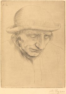 Peasant in a Round Hat by Alphonse Legros
