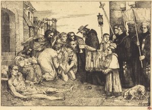 Plague Victims of Rome by Alphonse Legros
