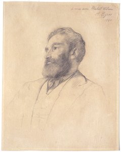 Portrait of Herbert Wilson by Alphonse Legros