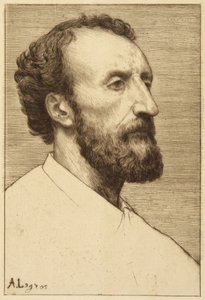 Portrait of J. Dalou by Alphonse Legros