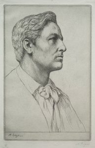 Portrait of Sir Charles Holroyd by Alphonse Legros