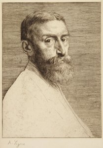 Portrait of Sir Edward Poynter by Alphonse Legros