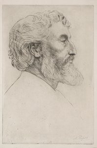 Portrait of Sir Frederick Leighton First Plate by Alphonse Legros