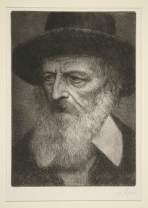 Portrait of Tennyson by Alphonse Legros