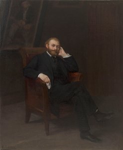 Portrait of the artist Édouard Manet 1832-1883, 1863 by Alphonse Legros