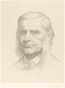 Professor Huxley, 2nd Plate by Alphonse Legros