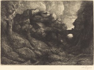 Remembrance of Italy by Alphonse Legros