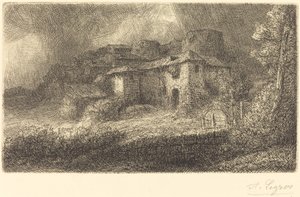 Ruins of a Chateau by Alphonse Legros