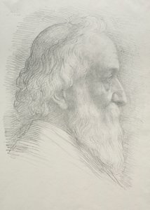 Self-Portrait 10th Plate by Alphonse Legros
