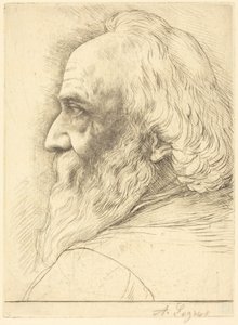 Self-Portrait, 12th Plate by Alphonse Legros
