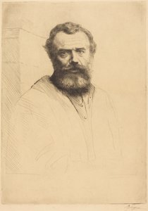Self-Portrait, 3rd Plate by Alphonse Legros