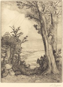 Siesta in the Country by Alphonse Legros