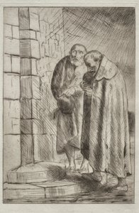St. Peter and St. Paul at the Gate of Mr. Richard by Alphonse Legros