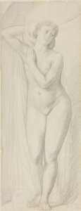 Standing Female Nude by Alphonse Legros