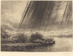Storm by Alphonse Legros
