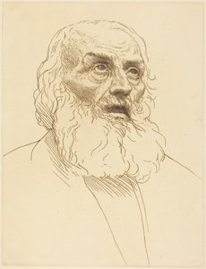 Study of an Old Man by Alphonse Legros
