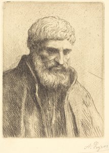 Study of an Old Man by Alphonse Legros