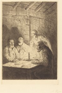 Supper of the Poor by Alphonse Legros