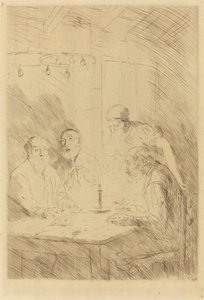 Supper of the Poor by Alphonse Legros