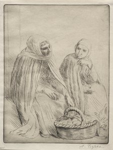 The Egg Merchants (1st Plate) by Alphonse Legros