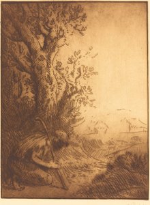 The Prodigal Son, 4th Plate by Alphonse Legros