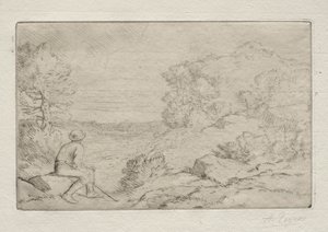 The Rocks by Alphonse Legros
