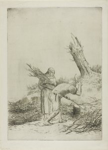 The Twig-Makers by Alphonse Legros