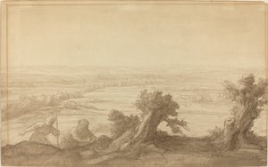 View over Flat Country by Alphonse Legros