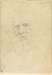W.H. Longfellow, 1st Plate by Alphonse Legros