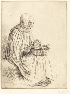 Woman of the Marketplace by Alphonse Legros
