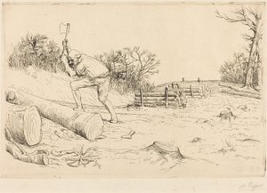 Woodcutter by Alphonse Legros