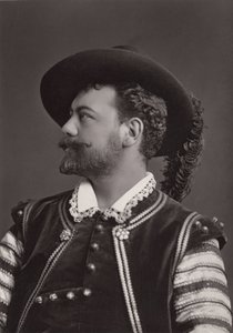 Portrait of Victor Maurel (1848-1923) French baritone as Don Giovanni of Mozart - photography by Alphonse Justin Liebert (1827-1914)