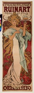 Advertisement Poster for Ruinart Champagne