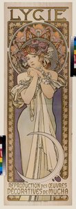 Advertisement Poster for the Dance Group Lygie by Alphonse Marie Mucha