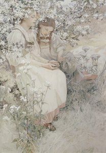 Blessed are the Pure in Heart: For They Shall See God by Alphonse Marie Mucha