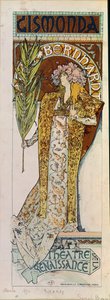 Gismonda with Actress Sarah Bernhardt
